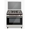Trophy gas cooker 90 cm steel with LED