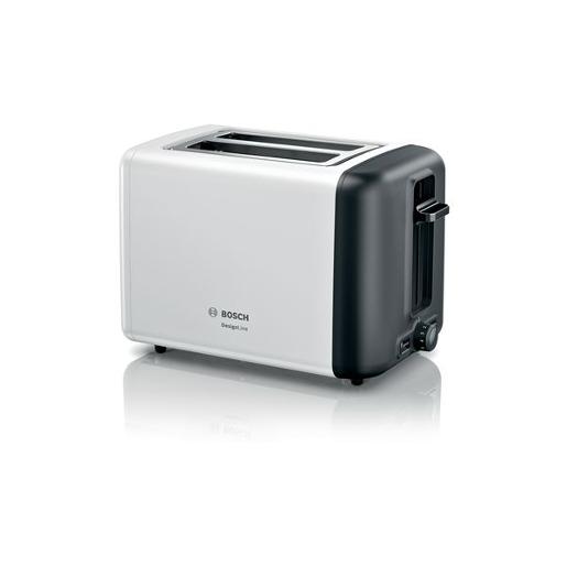 Bosch Compact toaster Design Line 970 W , 2 Slice , White