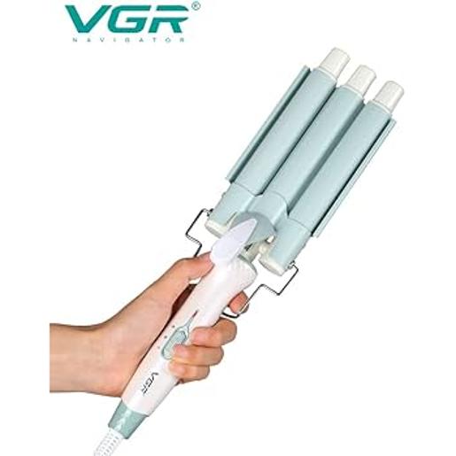 VGR Ionic Hair Straightener Brush with 5  Settings Ceramic Heating