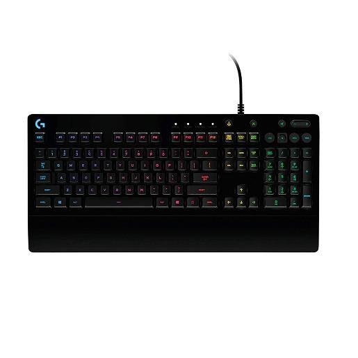 Logitech   Keyboard  - G213| Connection Type: USB 2.0Indicator Lights (LED): Yes Gaming  With RGB Lighting