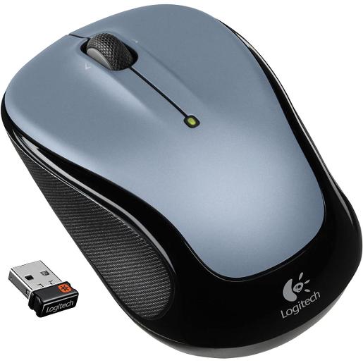 Logitech   WIRELESS MOUSE Light Silver M325|Smooth optical tracking DPI (Min|Max): 1000±