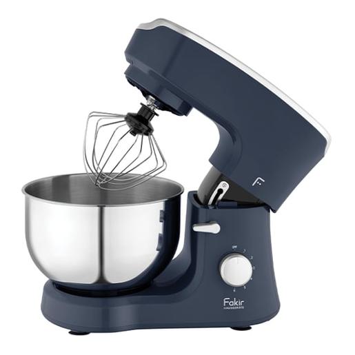 Fakir Stand Mixer, 5 ltr, Blue, stainless steel mixing bowl, 1000 W, 6-stage speed setting