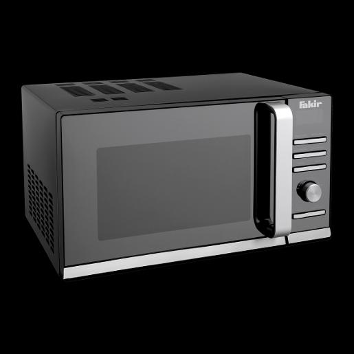 Fakir Microwave Oven with grill 25 liters 6 power levels, black, 1100 watt