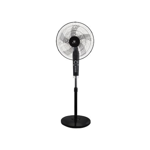 Home Electric Stand Fan 18inch  65W BLACK Super Strong And Wide Wind  4 speed wind ch