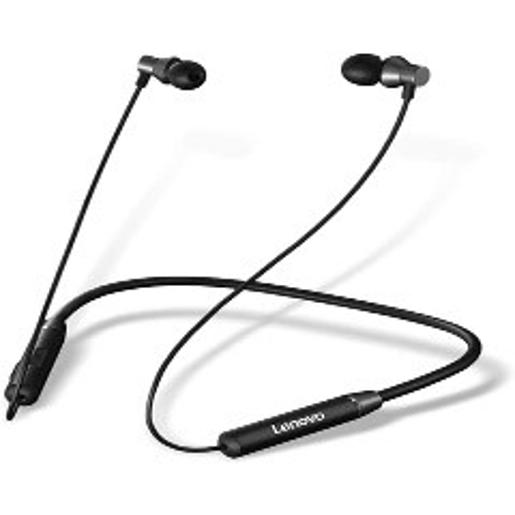 LENOVO Wireless Sports Neckband Headset Bluetooth 5.0 Long Battery Life Magnetic Absorption An
