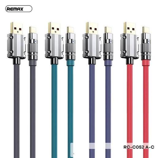 REMAX WEFON SERIES 66W ALLCOMPATIBLE ZINCALLOY ELASTIC DATA CABLE WITH LIGHT USBAtype c