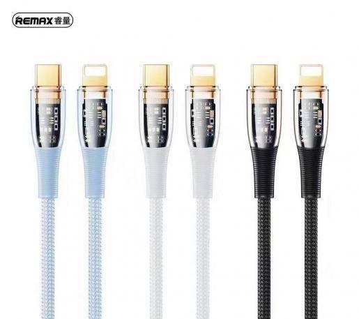 REMAX EXPLORE SERIES 20W CYBERPUNK PD FAST CHARGING DATA CABLE TYPEC TO Lighting