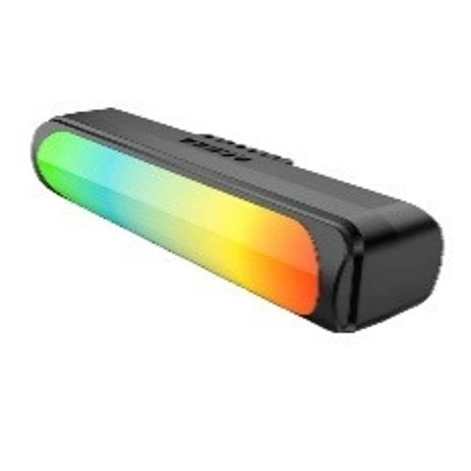 Sing-e  led lights music player subwoofer portable light up bluetooth speaker box,