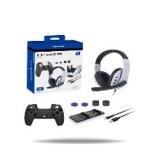 Mikiman Mikiman 8 in 1 Game Kit Accessories for Playstation 5 PS5, 1 x Headset Stereo Headp
