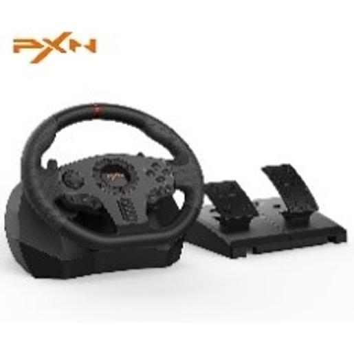 PXN Gaming Steering Wheel - 270/900° PC Racing Wheels with Linear Pedals,with Pedals and Joysti