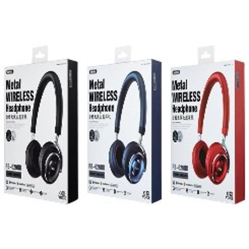 REMAX METAL STEREO WIRELESS HEADPHONE Bluetooth V5.0 Stereo Music Headphone Gaming