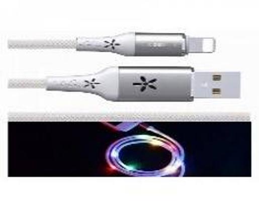 WK Luminous Lightning charging and data cable 1 m  LED Flow Light musiccontrolled