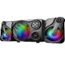 MUSIC DJ Multimedia Speakers 2.1 3.5mm Plug RGB Backlight Gaming Speaker SB,SD,FM,KARAOKE VE B