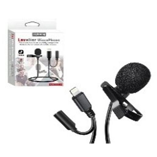 GBT Lavalier Lapel Microphone JH-043 UNIVERSAL Clip-on Microphone Mini LIGHTNING For Mobile