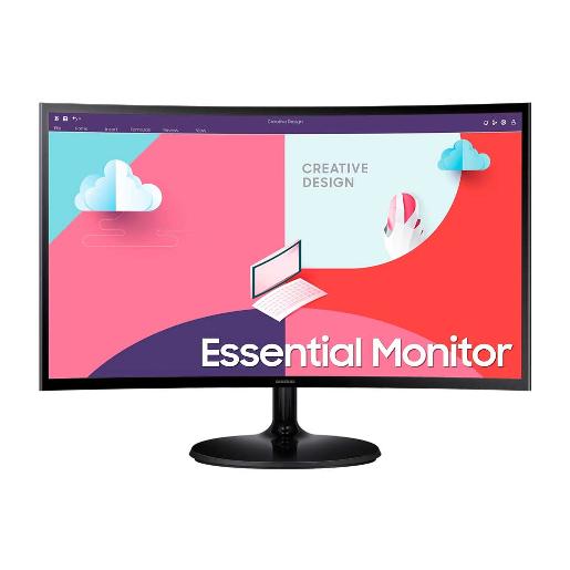 Samsung 24 Essential Curved Monitor 1920 x 1080 Resolution VA Panel 75Hz Refresh