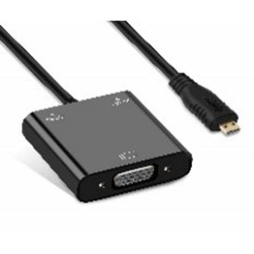 HD Convert Cable From Micro HD To VGA /WITH VGA+AUDIO OUTPUT