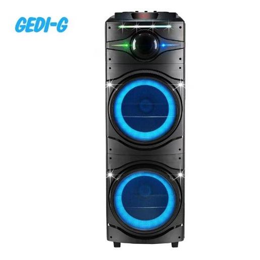 GEDI-G 12inch* 2 Bluetooth Speaker, Funtion: Bluetooth /USB/FM/Microphone input,80W,