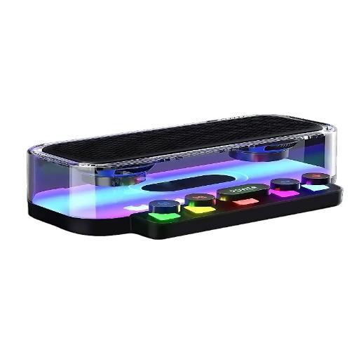 GBT Double Speaker RGB Stereo Sound Bass Subwoofer Colorful Lights Computer Gaming Portable