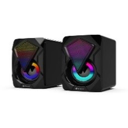 Kisonli USB MINI Speaker Gaming WITH RGB LED LIGHT ,1.TWO sound channel desktop speaker
