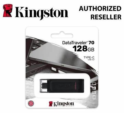 128GB/KINGSTONE DataTraveler 70 128GB Portable and Lightweight USBC flashdrive USB 3