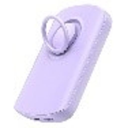joyroom mini magnetic wireless power bank with ring holder 6000mah purple