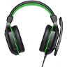 Joyroom Gaming wired headset 35mm mini jack   and microphone for players black ( green)