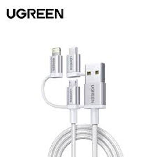 UGREEN 3-in-1 USB2.0-A Multifuntion Cable with Braid  1.5m