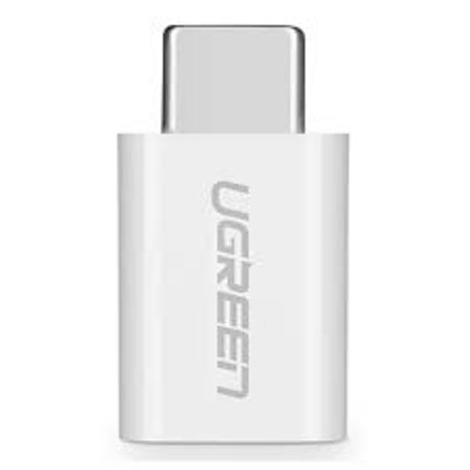 UGREEN USB-C to Micro USB Adapter  (White)