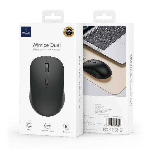 WiWU Dual Mode Wireless Mouse1600 DPI2.4Ghz