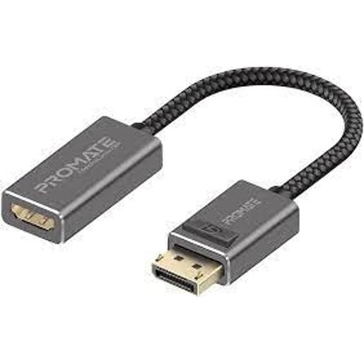 Promate MediaLink-DP DisplayPort to HDMI Adapter Male to Female DP to HDMI Converter