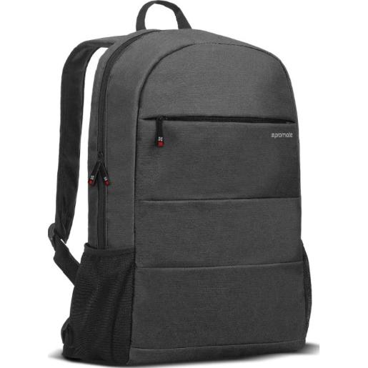 PROMATE Alpha-BP Urban Business Travel Backpack for 15.6” Laptop with Secure Features BLACK