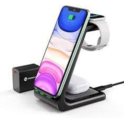 LENYES PW301 WIRELESS CHARGER 3IN1 15W MAX