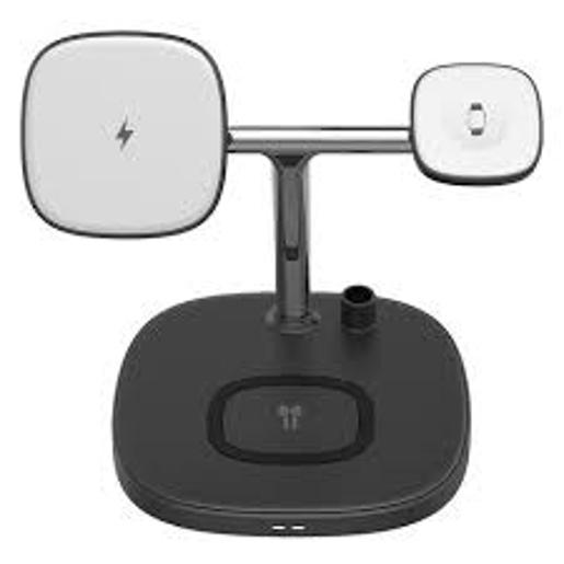 WIWU M8 POWER AIR 15W 4 IN 1 WIRELESS CHARGER - BLACK