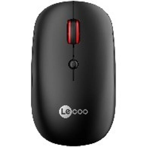 LECOO WIRELESS  MOUSE DUAL MODE 24GHZ 1600 DPI 6 BUTTONS  BLACK