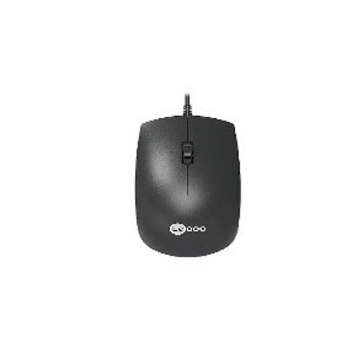 LECOO WIRED MOUSE USB  3 BUTTONS 1000DPI  BLACK