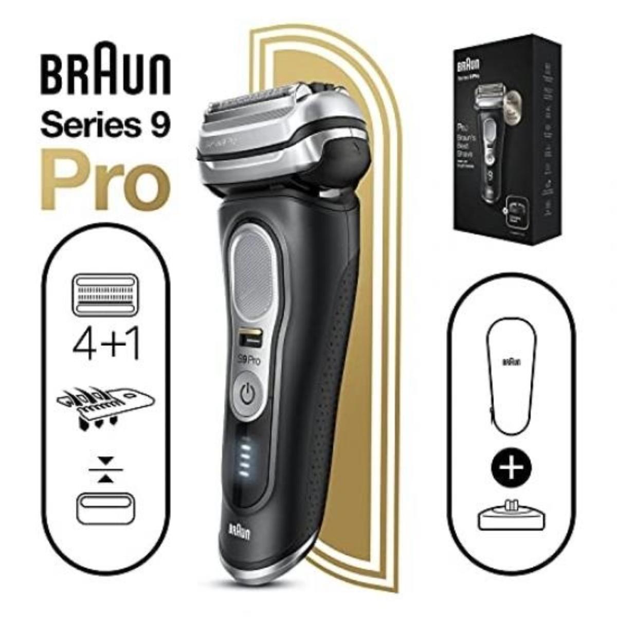 BRAUN SHAVER Series 9 Pro: Braun s best razor, reinvented with a new  ProHead. Efficient and gentle, no matter if y areas: the redesigned
