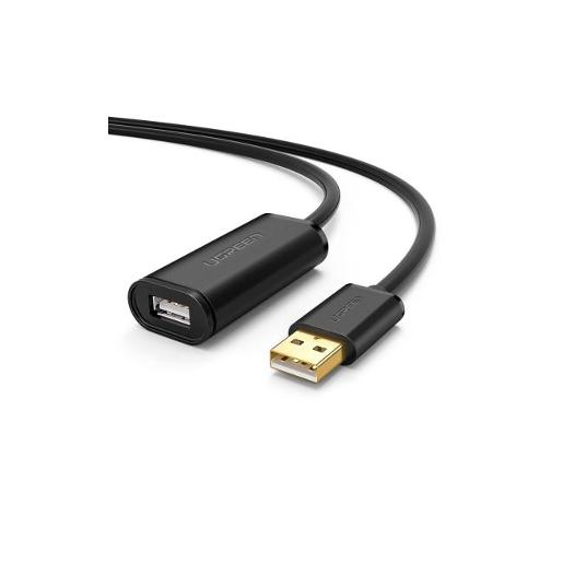 UGREEN USB 2.0 Active Extension Cable with Chipset 10m (Black)-6957303813216