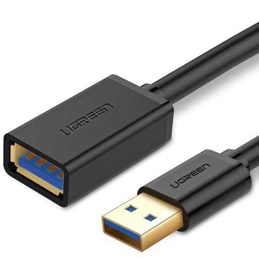 UGREEN USB 3.0 Extension Male Cable 1.5m (Black)-6957303831265