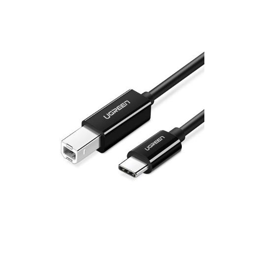 UGREEN USB-C Male to USB-B 2.0 Male Printer Cable ABS Plastic Case 1m  (Black)-6957303888115