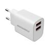18W Dual Port Quick Charge PowerAdapter &1MFast ChargeCable
