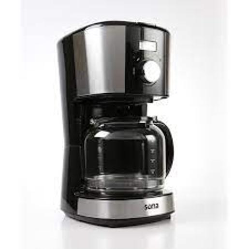 SONA Coffee Maker 900 W - 1.8 L, 4 control buttons, BLACK