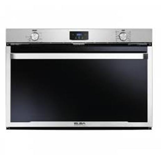 ELBA Gas Oven Built-in 90 cm Inox Cooling fan Full safety Closed door Dubble glass