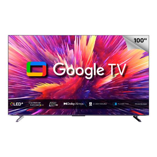 SKYWORTH 100 TV  Google TV Smart  QLED 4K 3 HDMI  2 USB 120Hz  Chromecast