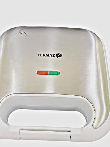 TEKMAZ Grill with garnete plate 750 Watt White 4 PES with light