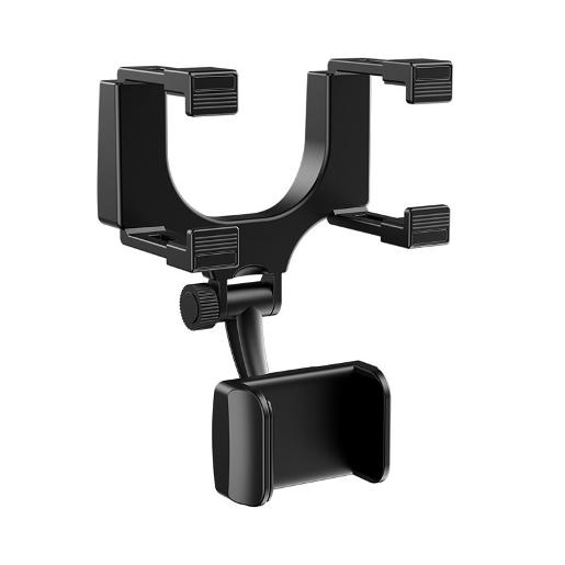 REXOM Rearview Mirror Phone Holder Black Rearview mirror car holder with full rotation. It make