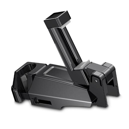 REXOM Multifunctional Headrest Car Phone Holder Black A multifunctional holder with a secure moun
