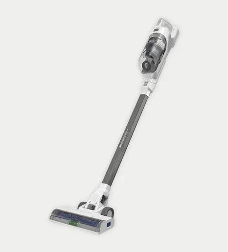 Black  Decker Cordless Stick Vacuum Cleaner 14.4V 2-in-1 with Integral Battery Grey