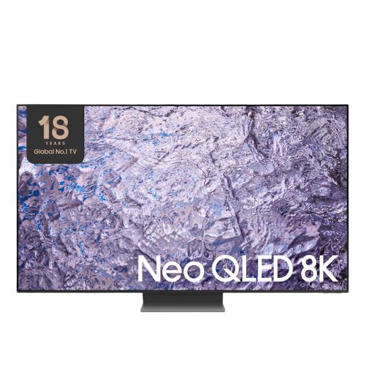 Samsung LED TV 85  Smart  Neo QLED 8K  4 HDMI  3 USB  Satellite Builtin WiFi