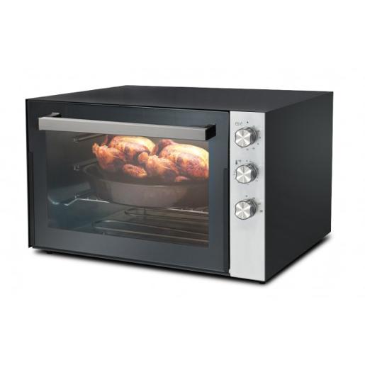 Luxell  Electrical Oven 70 L 2500w Black or gray 2 Inner Baking Tray Round  RectCont