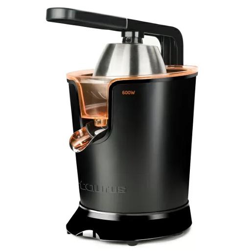 Taurus Juicer black 0.65 L 600 w Rubber pressure lever / stainless steel body and filters